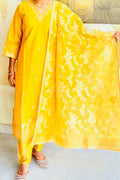 cotton churidar set