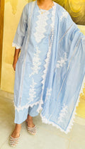 striped  cotton kurta set